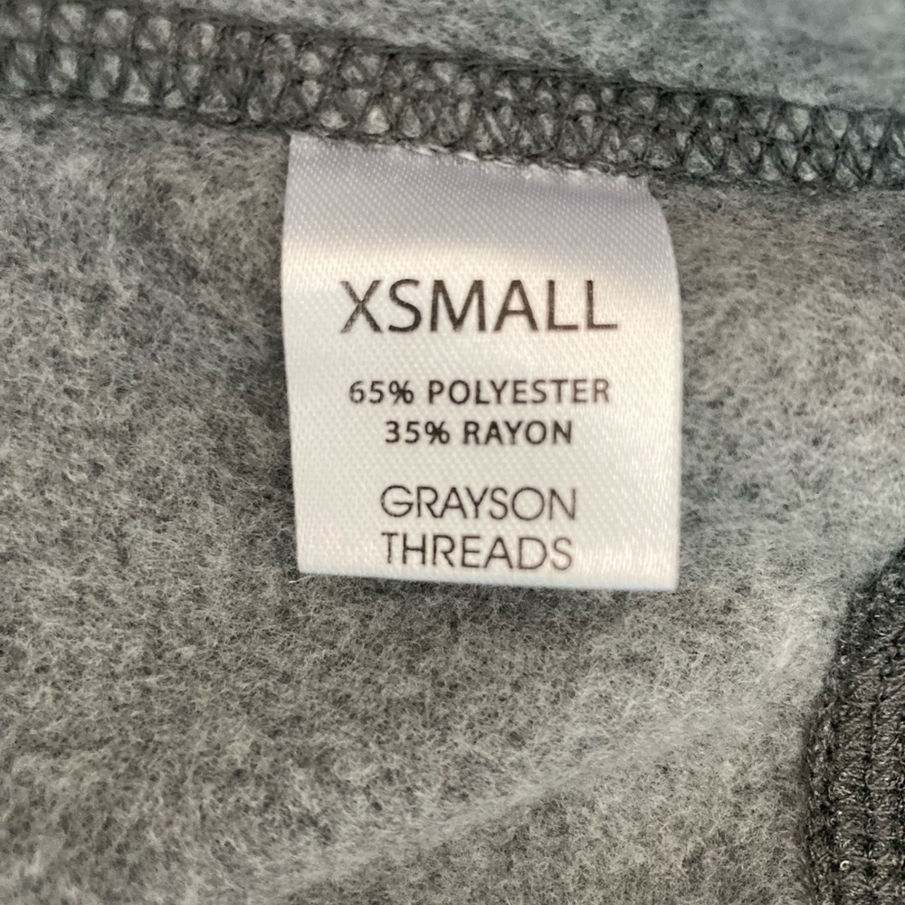 Graphic Sweatshirt Top Mama Needs Wine Grayson Threads Sanity Relief Gray XS - Picture 6 of 8